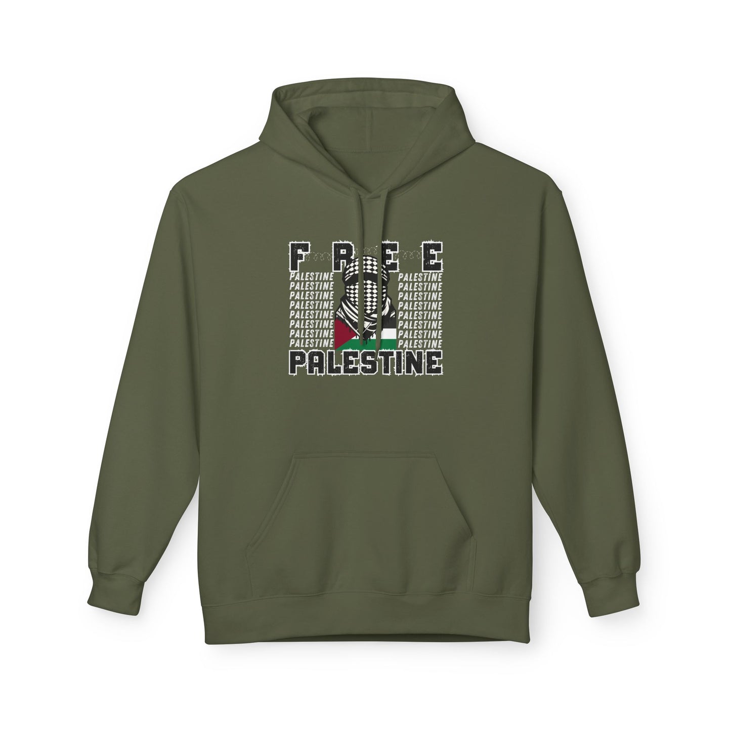 Free Palestine Freedom Fighter Hoodie