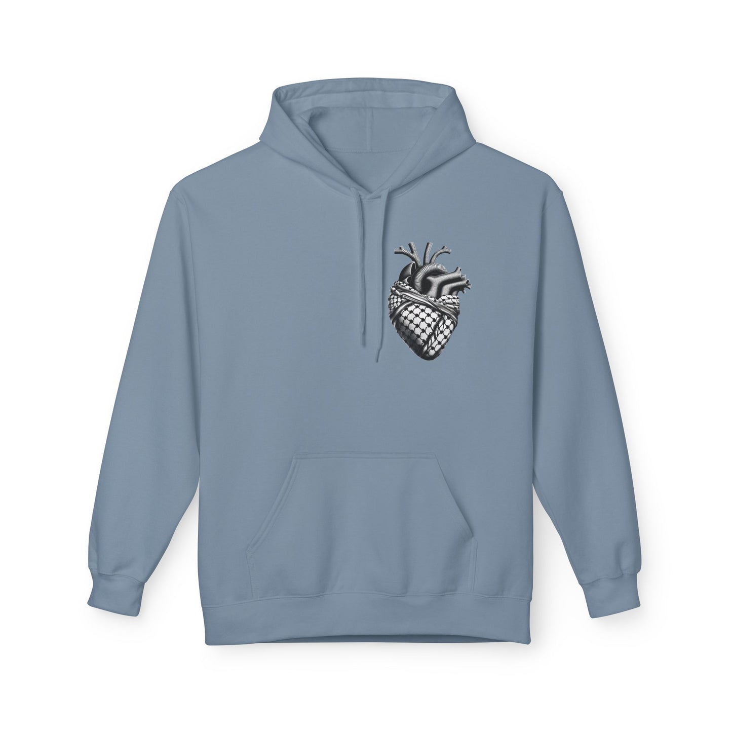 Anatomical Keffiyeh Heart Hoodie