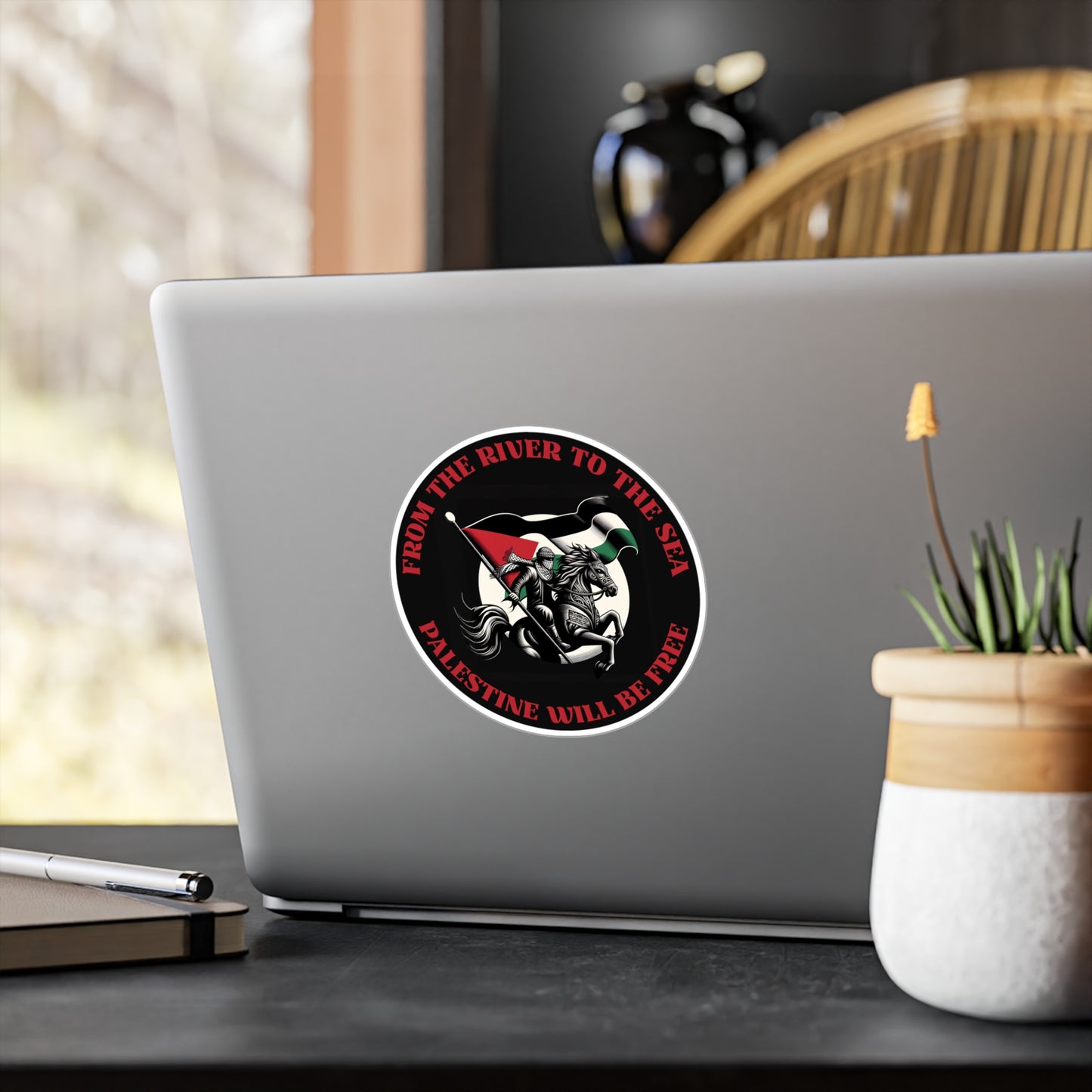 Red From the River to the Sea Sticker