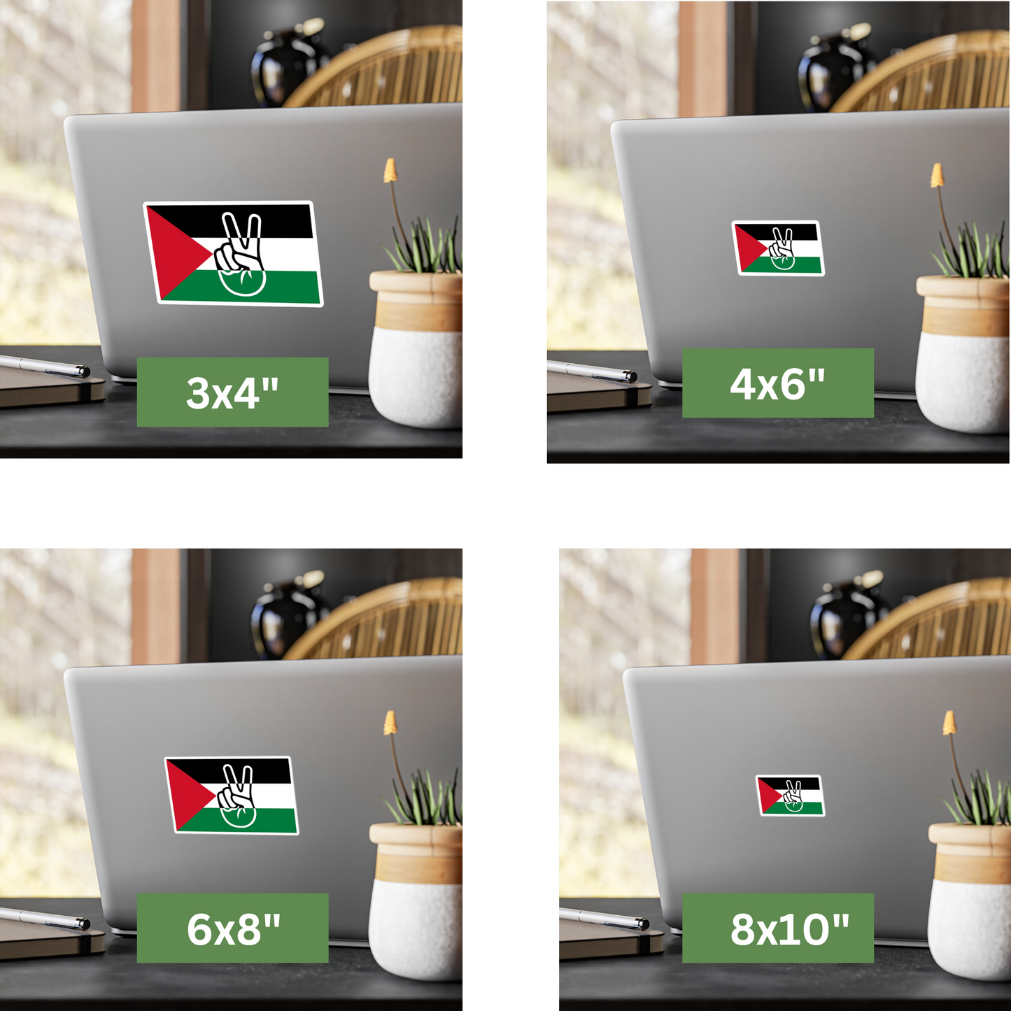 Palestinian Peace Flag Sticker
