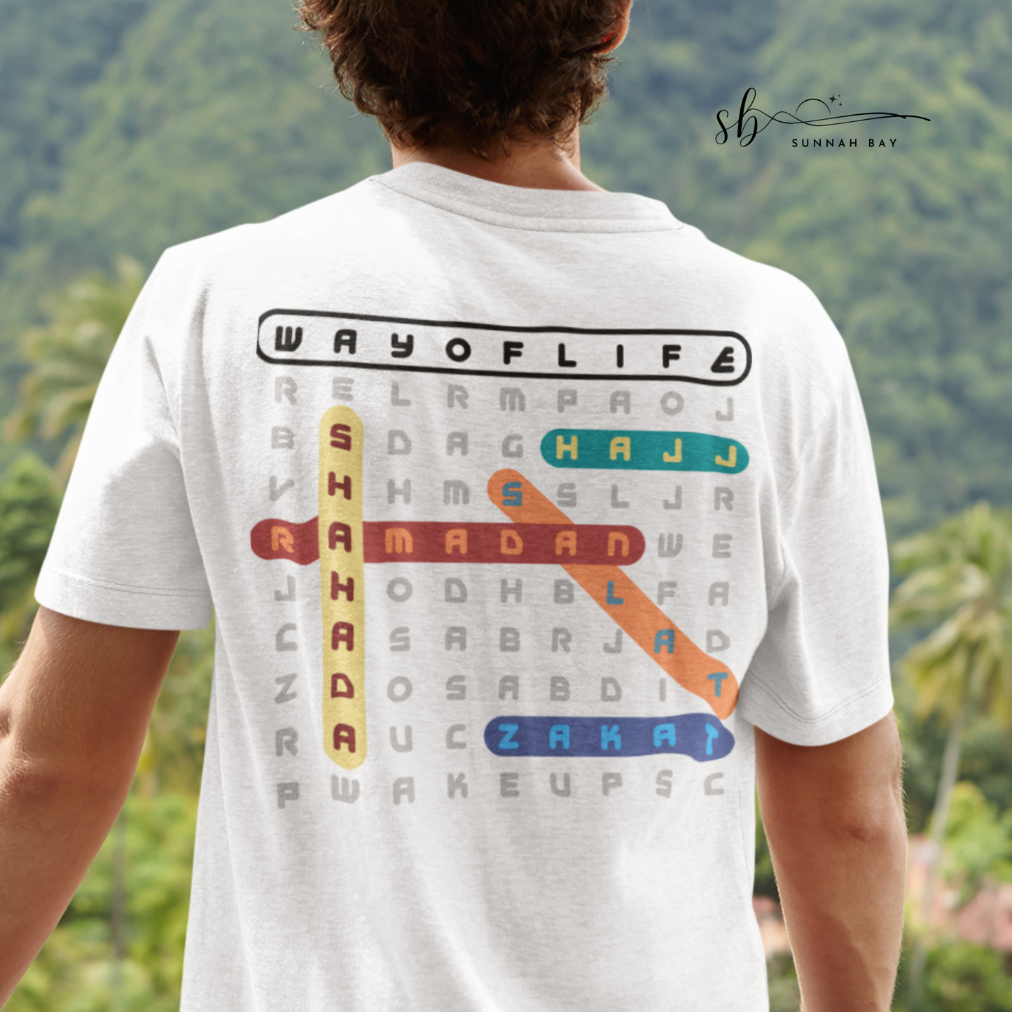 Way of Life Word Search Islamic T-shirt