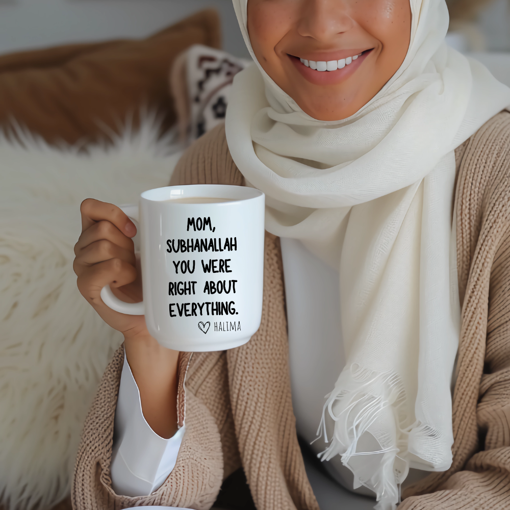 Personalized You Were Right Muslim Mom Mug