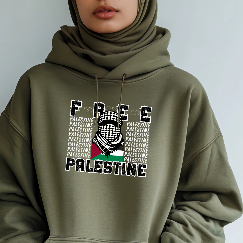 Free Palestine Freedom Fighter Hoodie