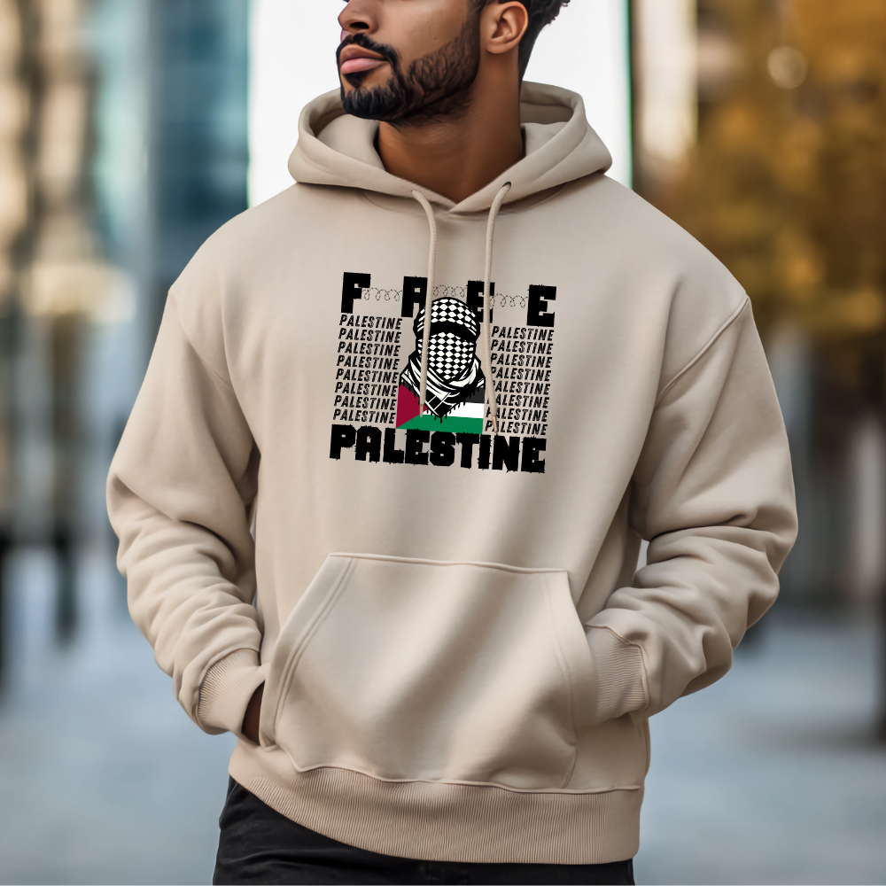 Free Palestine Freedom Fighter Hoodie