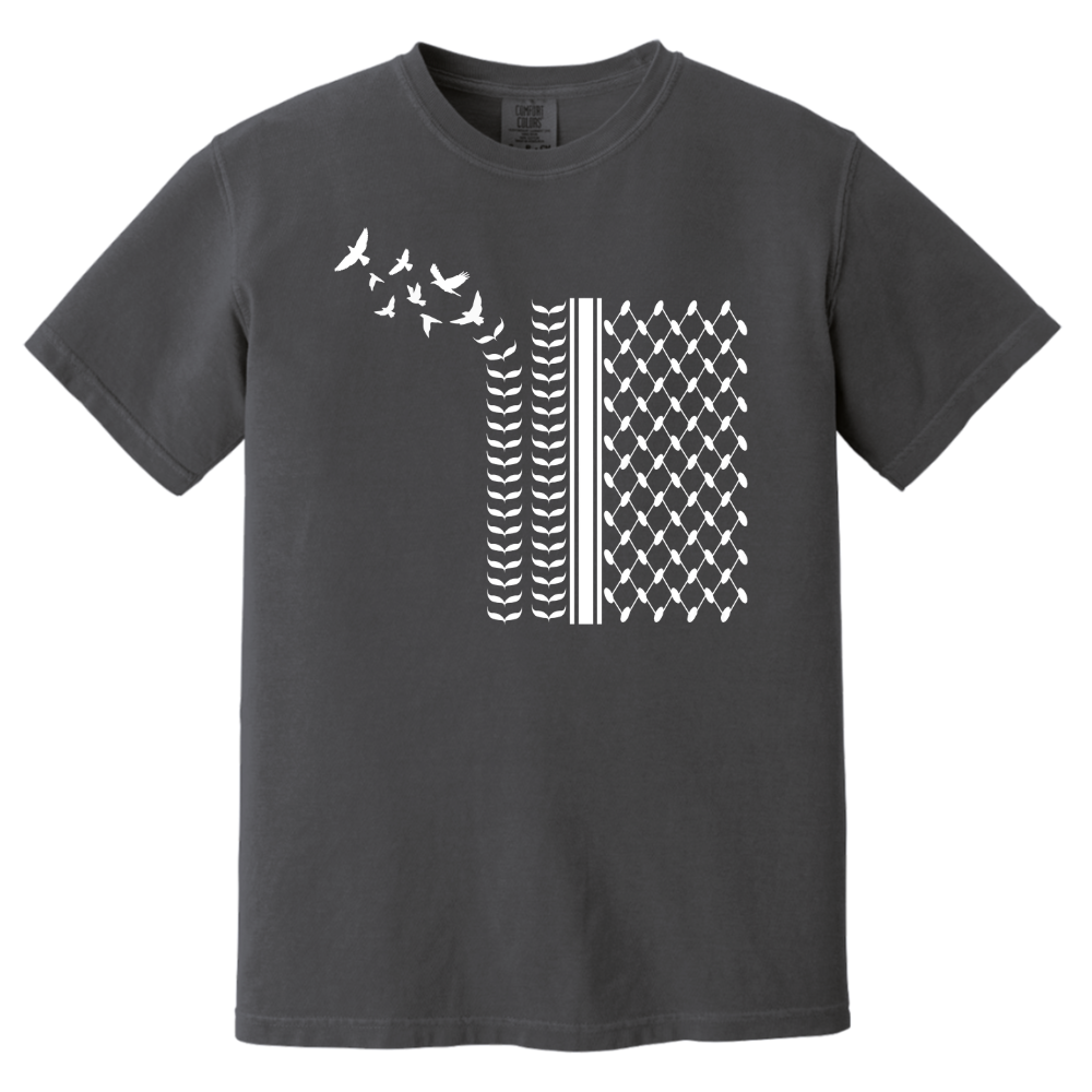Flying Birds Keffiyeh Palestine Tshirt