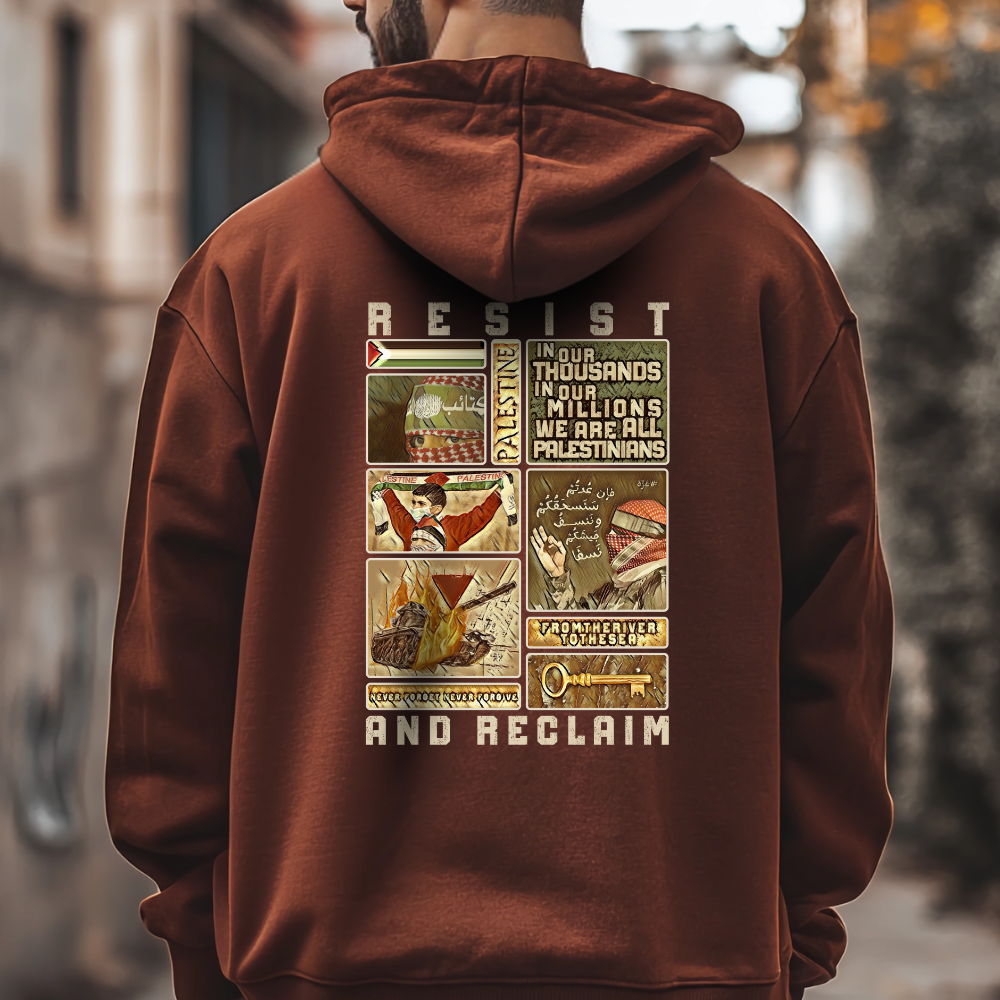 Resist and Reclaim 2 Palestine Support Hoodie