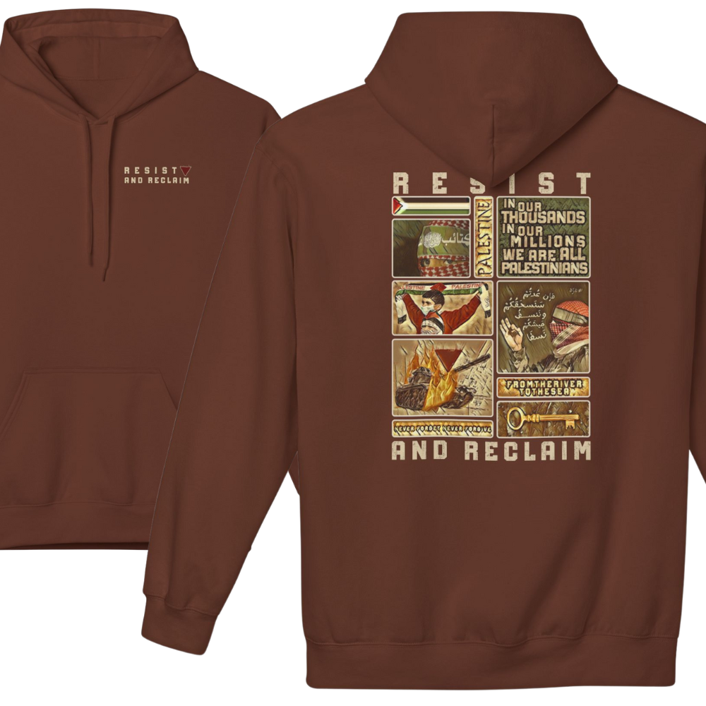 Resist and Reclaim 2 Palestine Support Hoodie