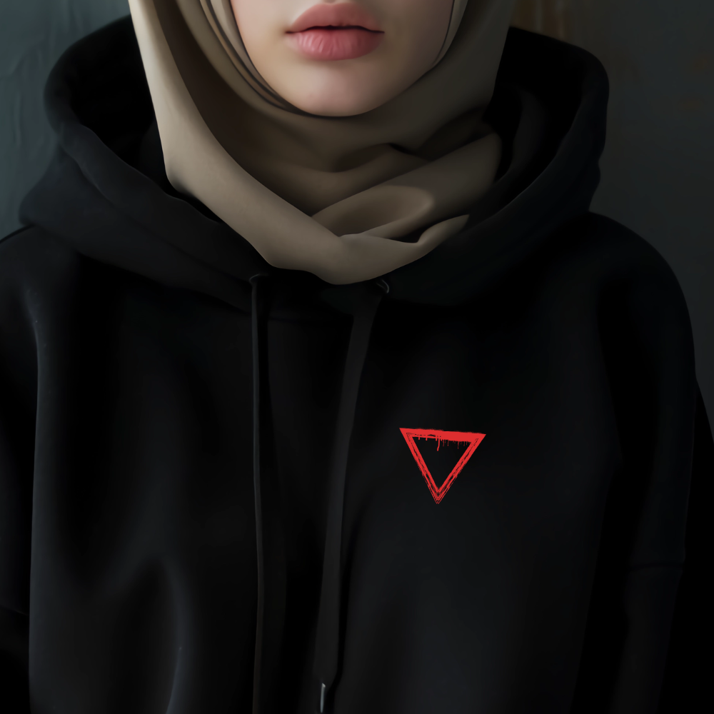 Resist and Reclaim Hollow Triangle Hoodie