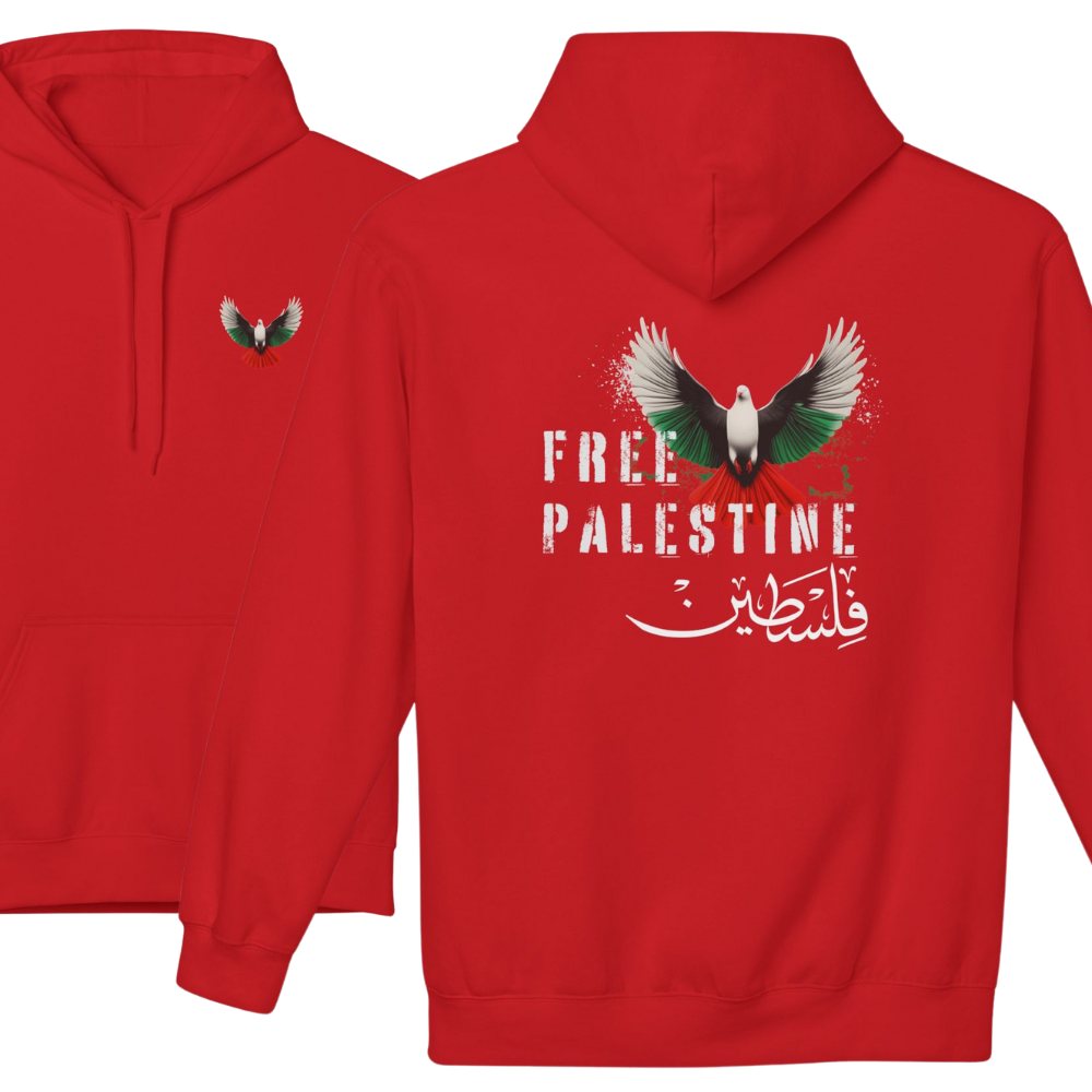 Free Palestine Dove Pullover Hoodie