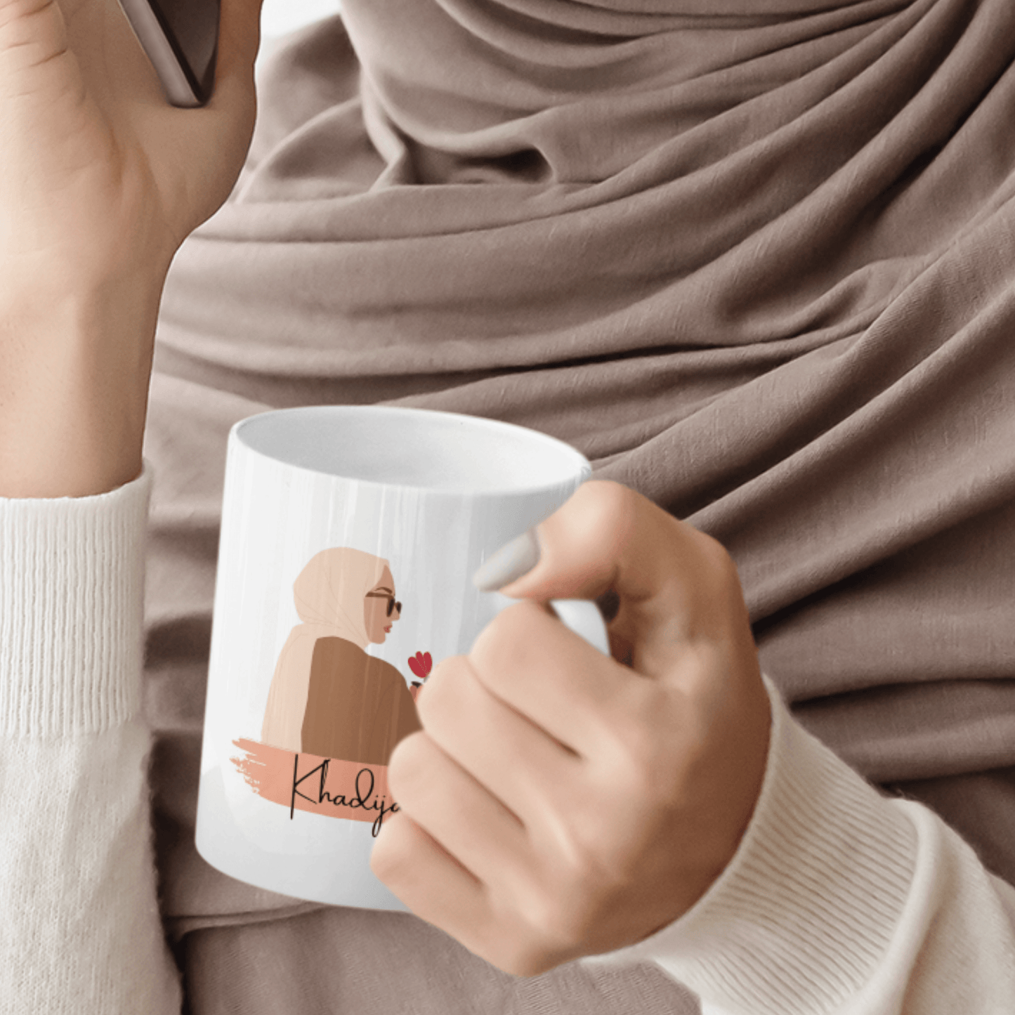 Hijab Fashion Coffee Cup
