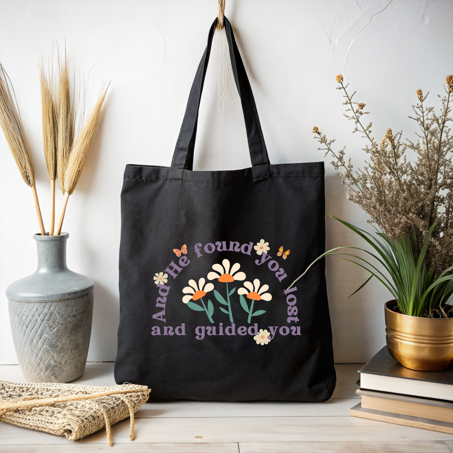 And He Found You Lost and Guided You Quran Inspired Tote