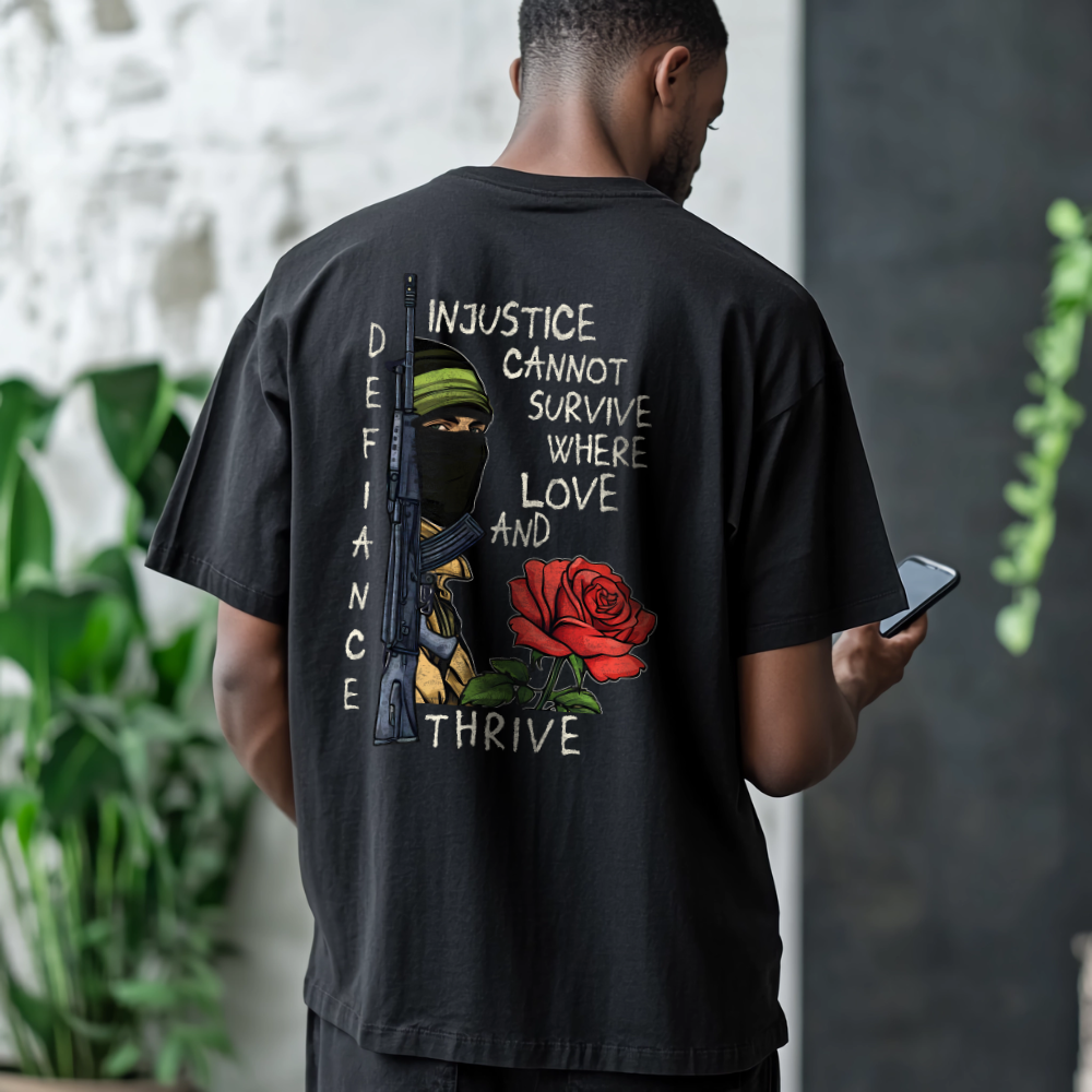 Love and Defiance Palestine Resistance Tshirt