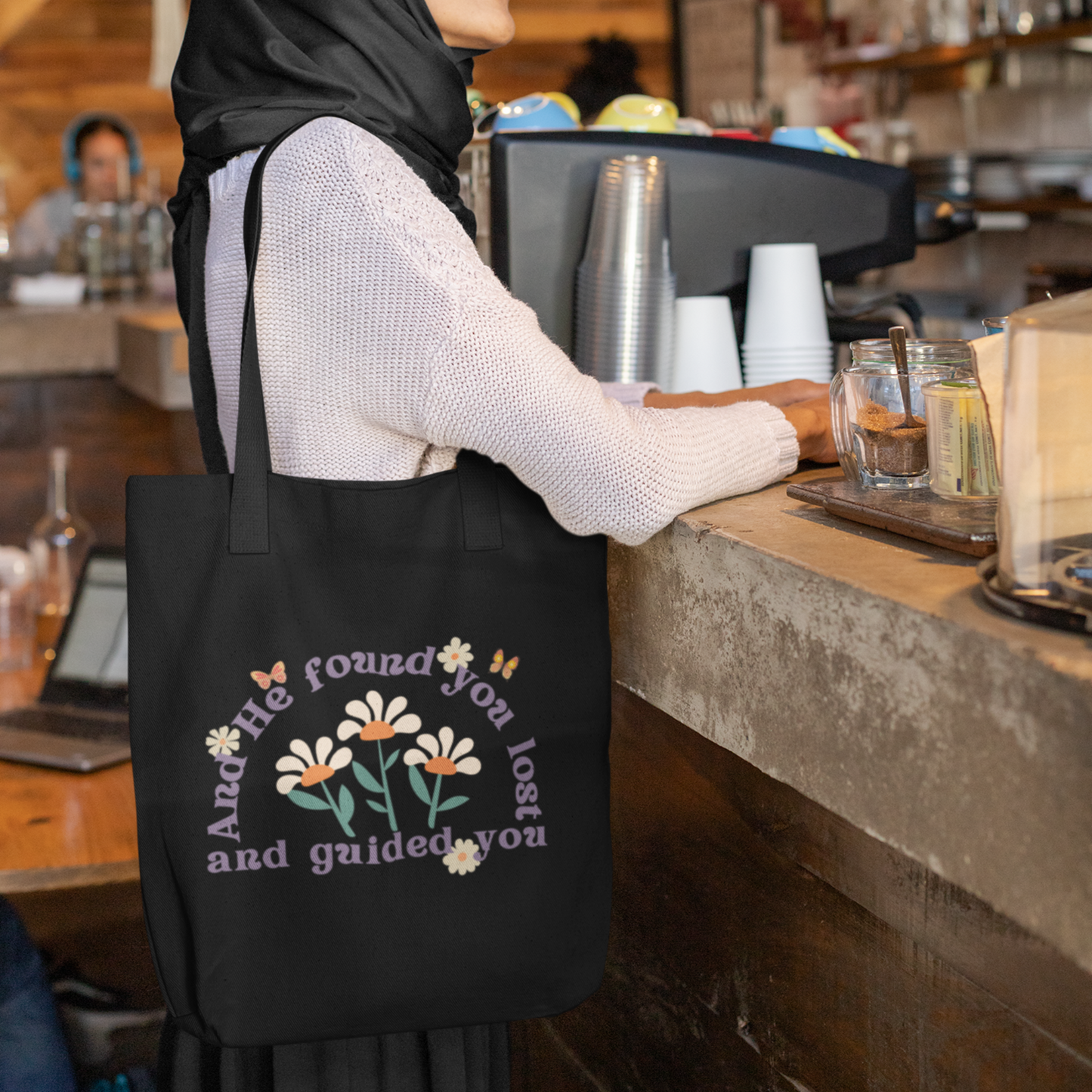And He Found You Lost and Guided You Quran Inspired Tote