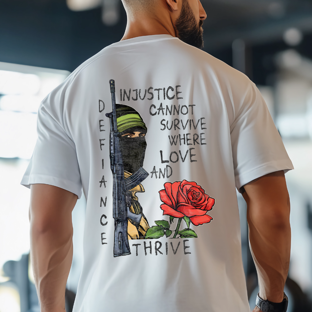 Love and Defiance Palestine Resistance Tshirt