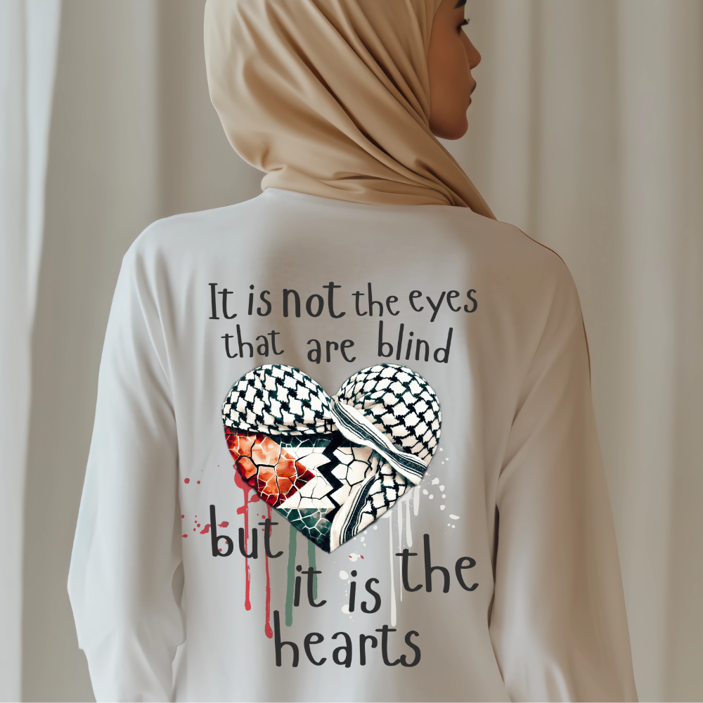 It's Not the Eyes Palestine Long Sleeve Tshirt