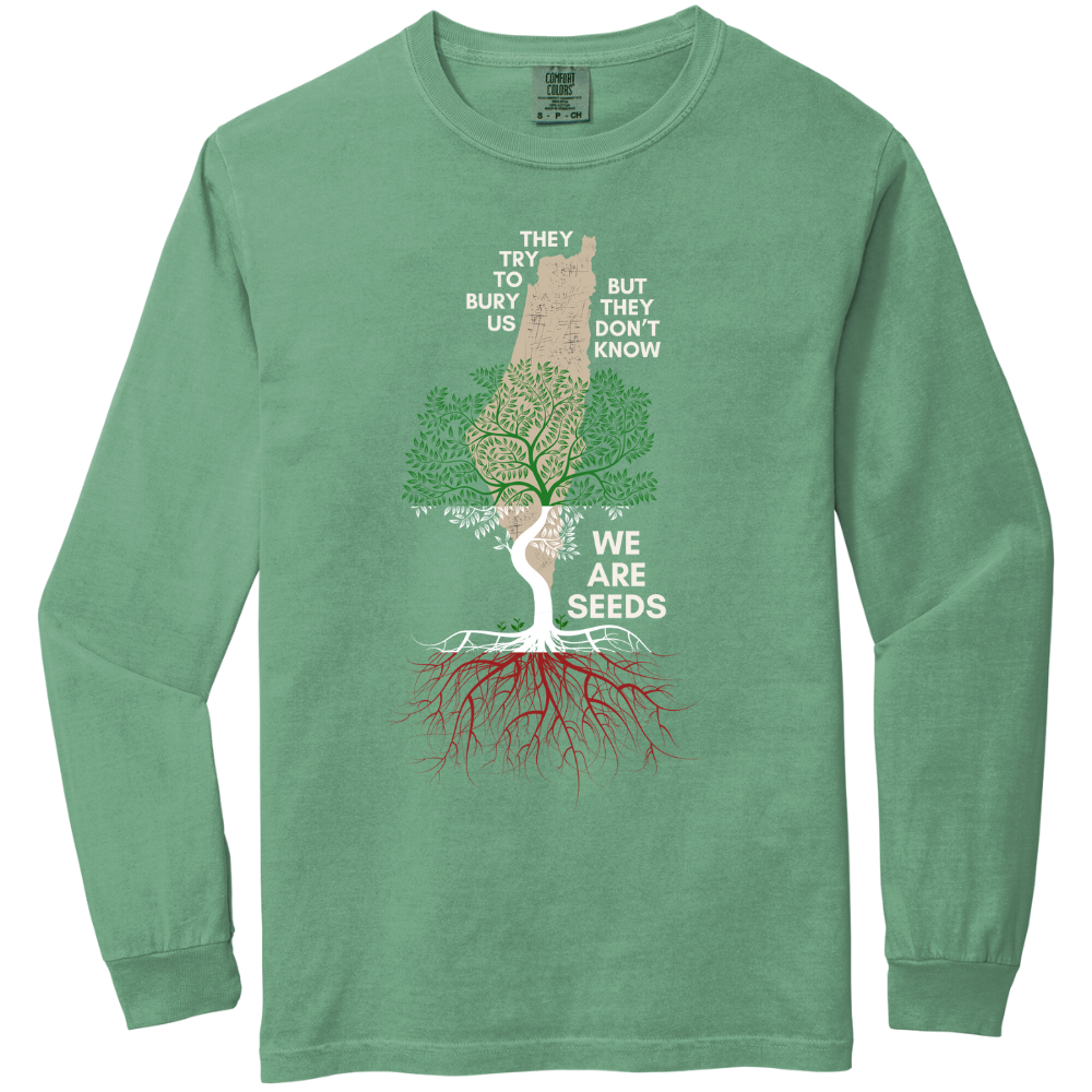 We are Seeds Long Sleeve Palestinian Tshirt
