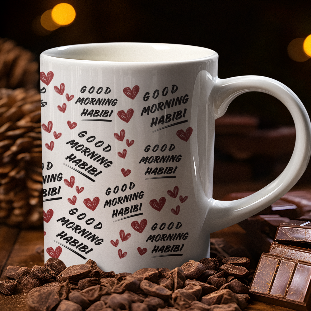 Good Morning Habibi Coffee Mug for Husband
