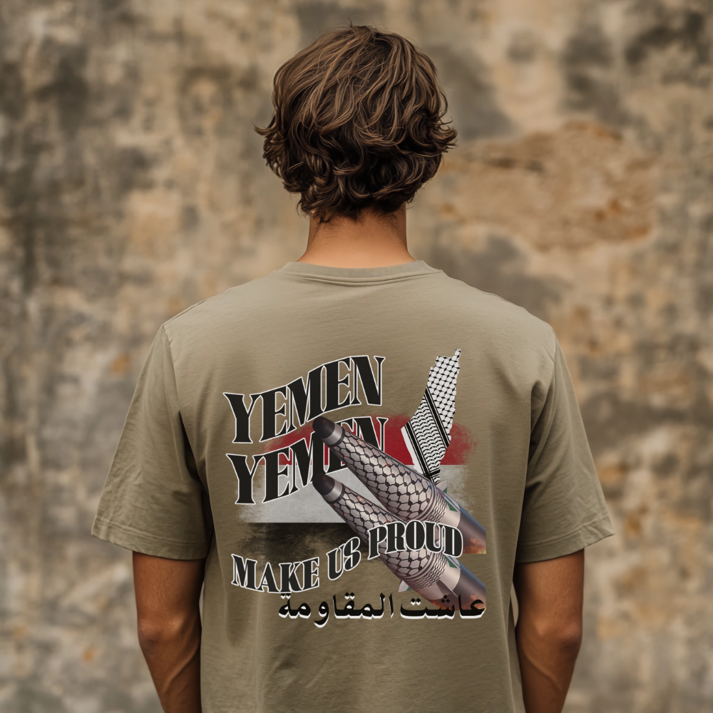 Yemen Make Us Proud Palestine Tshirt
