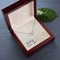 Wallahi I Love You Gift for Muslim Wife | 10K Gold Infinity Hearts