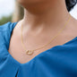 Wallahi I Love You Gift for Muslim Wife | 10K Gold Infinity Hearts
