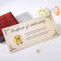 Wallahi I Love You Gift for Muslim Wife | 10K Gold Infinity Hearts