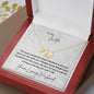 The Most Wonderful Thing | Gift for Muslim Wife | 10K Gold Everlasting Love Necklace