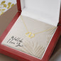 Wallahi I Love You Gift for Muslim Wife | 10K Gold Infinity Hearts