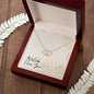 Wallahi I Love You Gift for Muslim Wife | 10K Gold Infinity Hearts