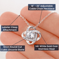 Dua for Pregnant Muslim Hijabi with Love Knot Necklace | Aqiqah Gift - SunnahBay