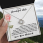 Thank Allah For You | Gift for Muslim Wife | Love Knot Necklace