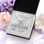 I'm Truly Sorry Necklace for Muslim Wife | Interlocking Hearts