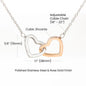 I'm Truly Sorry Necklace for Muslim Wife | Interlocking Hearts
