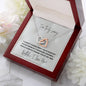 I'm Truly Sorry Necklace for Muslim Wife | Interlocking Hearts