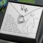 To My Niqabi Wife from Muslim Husband |Gave My Heart To You | Forever Love Necklace - SunnahBay