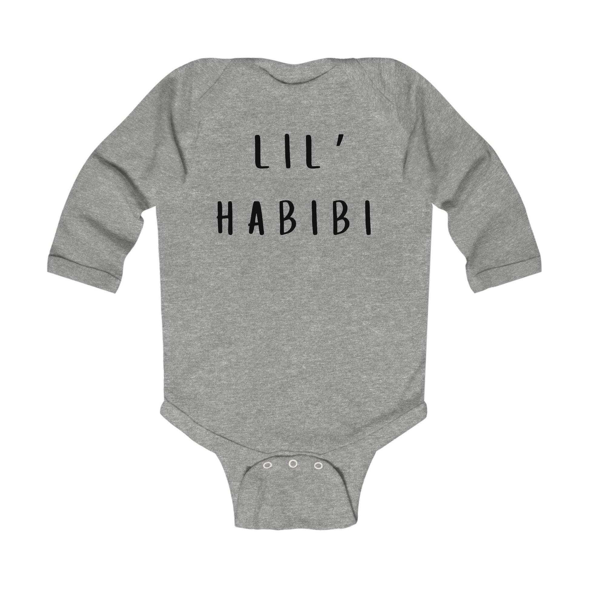 Lil' Habibi Long Sleeved Onesie for Muslim Baby | NB to 18 months - SunnahBay