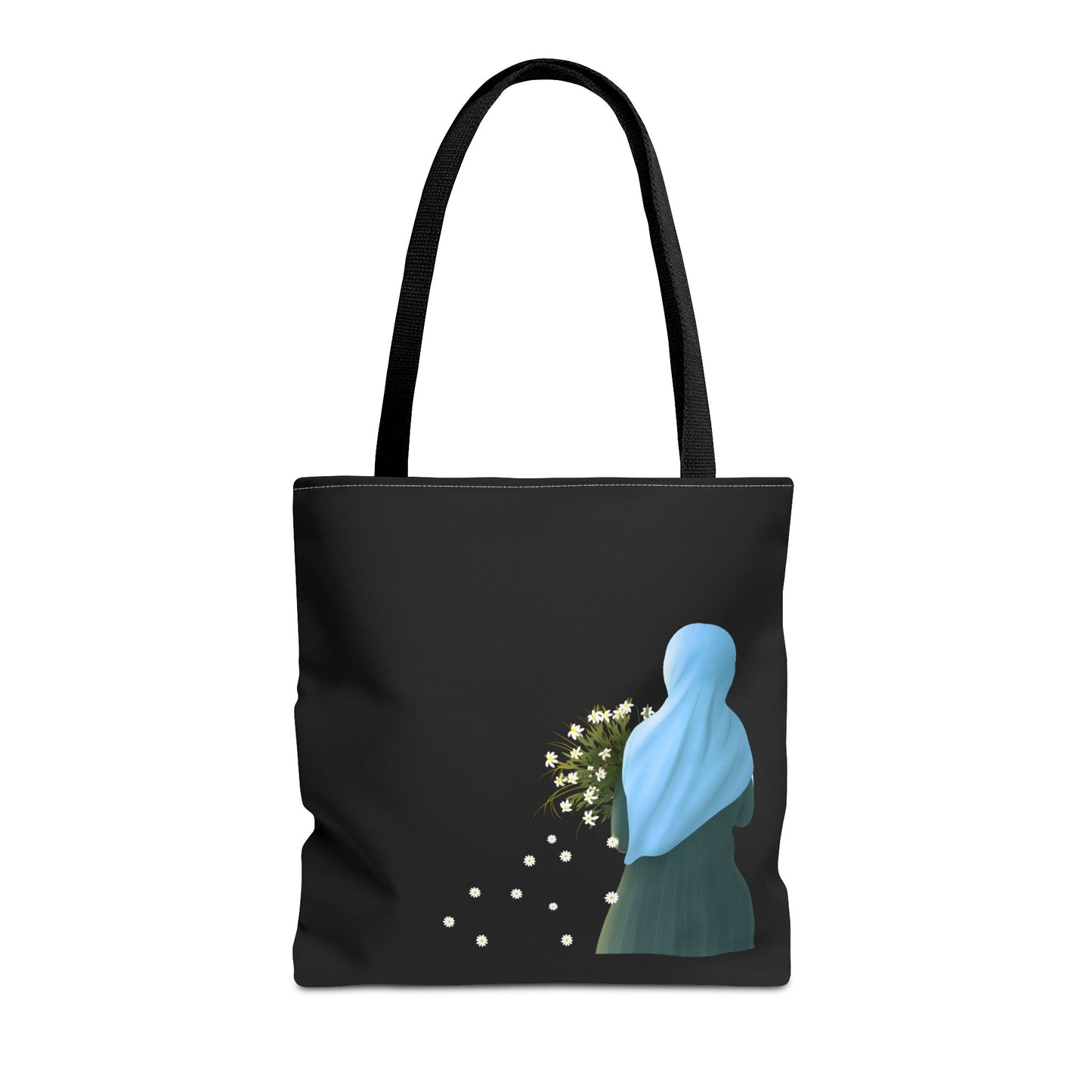 For Maliha - blue hijab tote