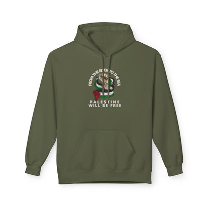 From the River to the Sea Fist with Flag Hoodie