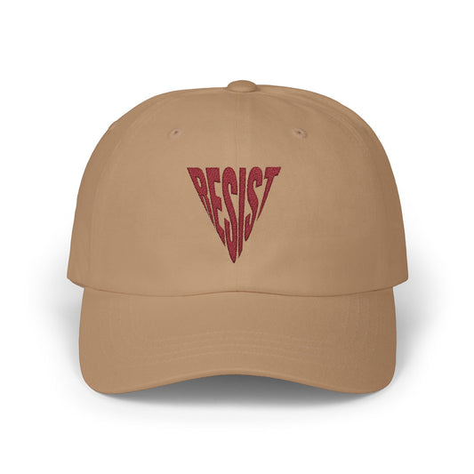 Resist Embroidered Dad Hat