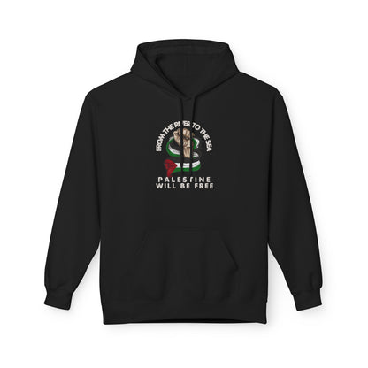 From the River to the Sea Fist with Flag Hoodie