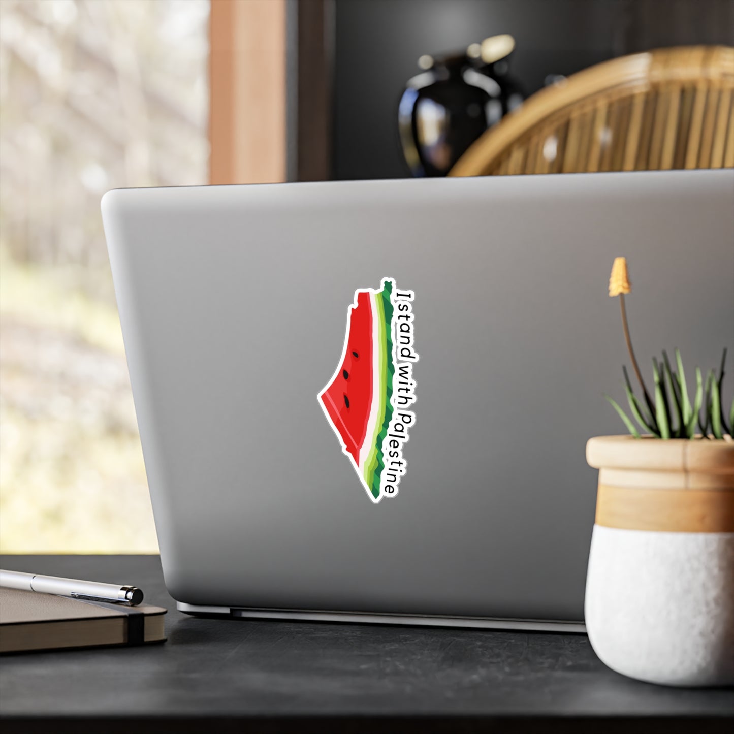 I Stand with Palestine Watermelon Sticker