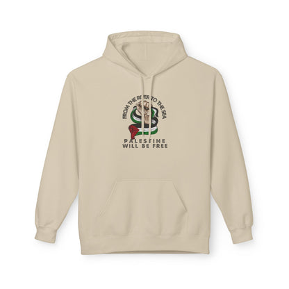 From the River to the Sea Fist with Flag Hoodie