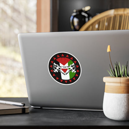 Triangle Target Hand Palestine Resistance Sticker