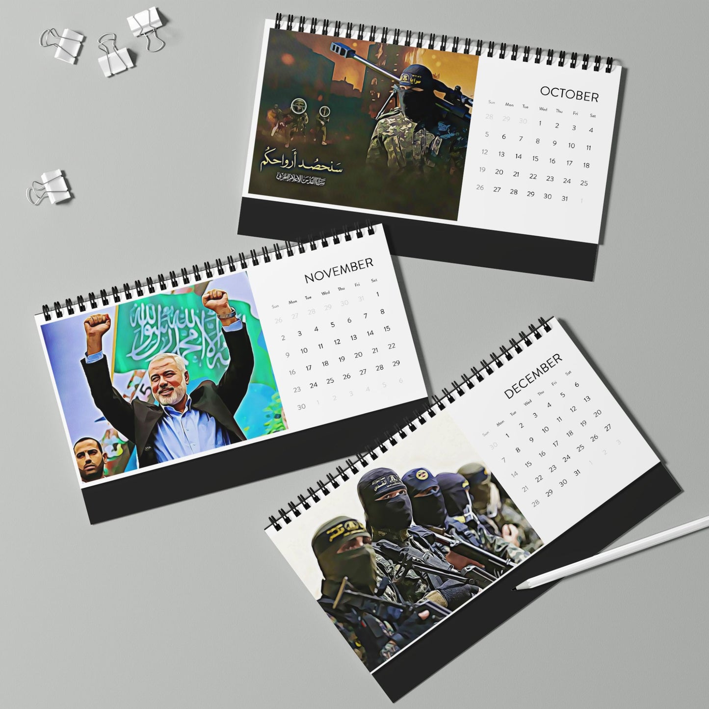 Free Palestine Resistance 2025 Calender