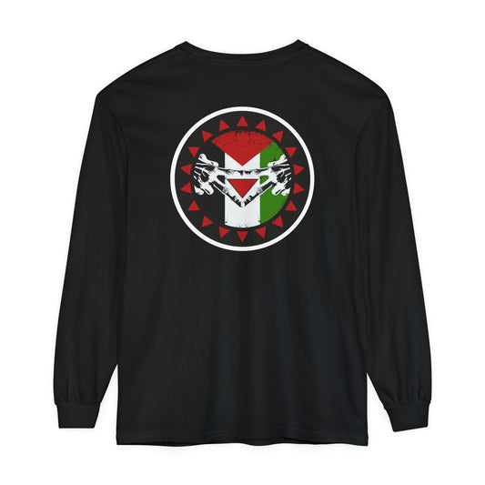 Triangle Target Hand Palestine Resistance Long Sleeve Tshirt