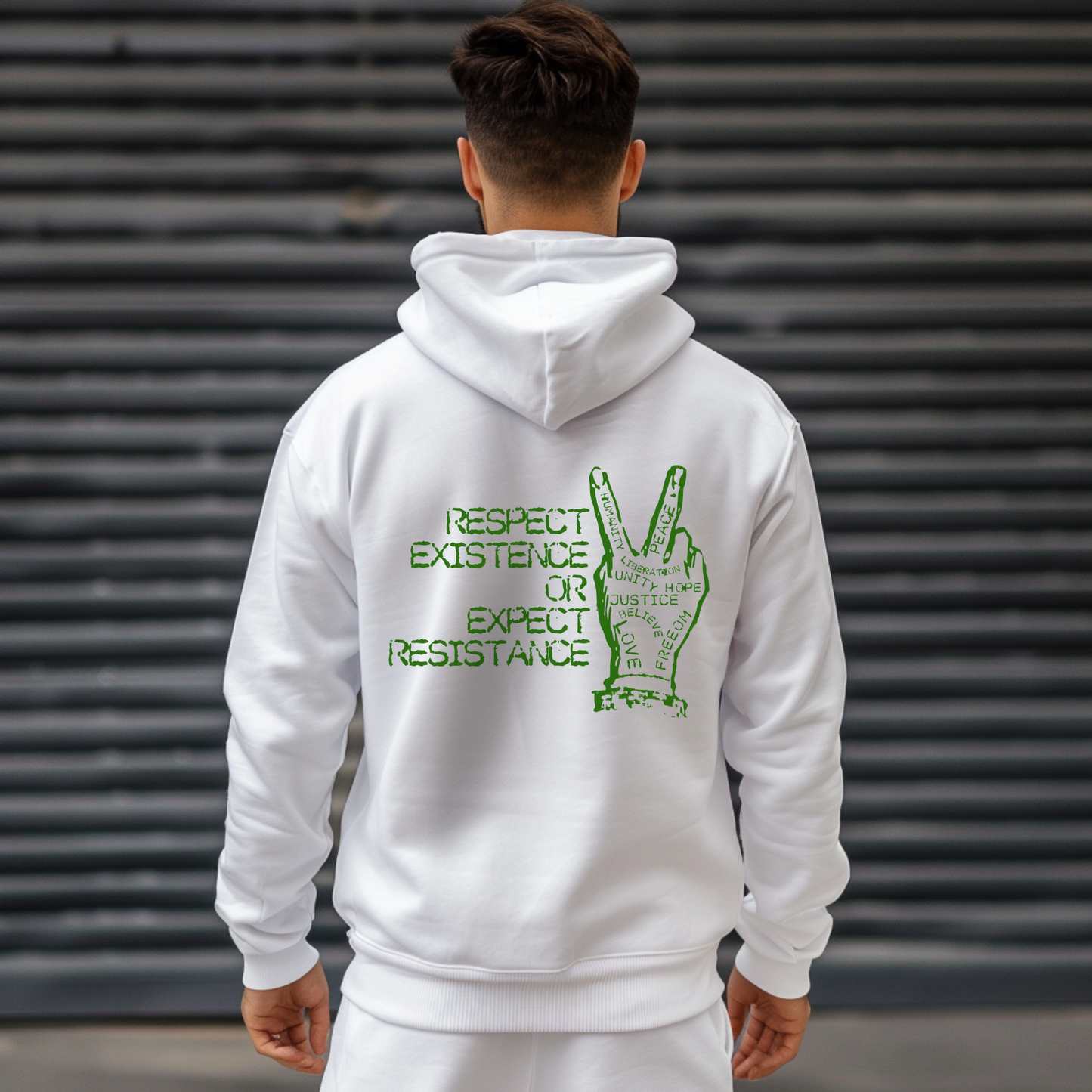 Respect Existence or Expect Resistance Pullover Hoodie