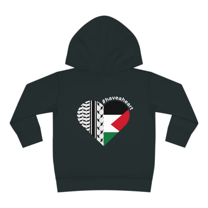 #haveaheart Toddler Palestine Pullover Hoodie