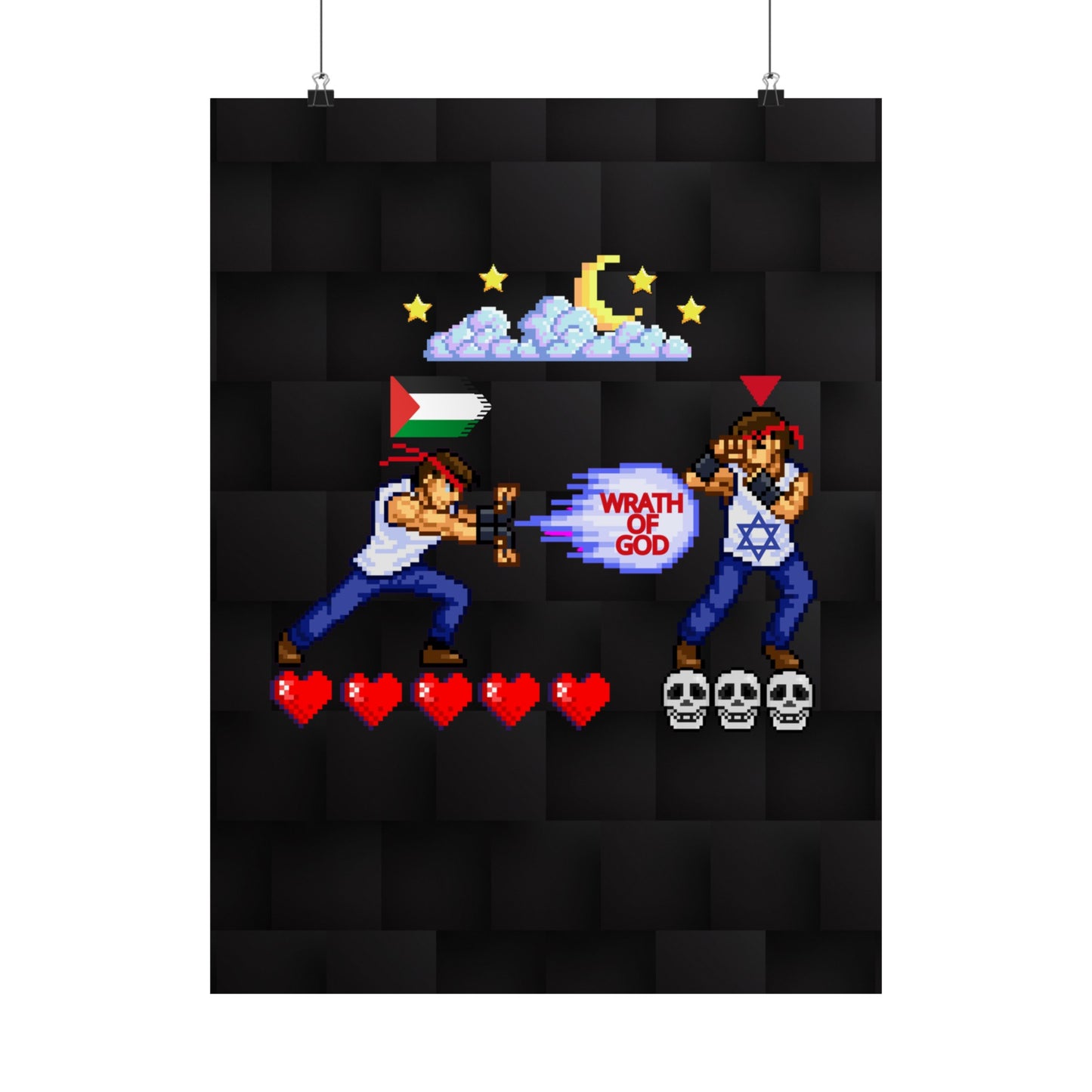 Palestinian Game Fighter Poster