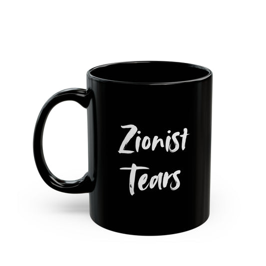 Zionist Tears Black Mug