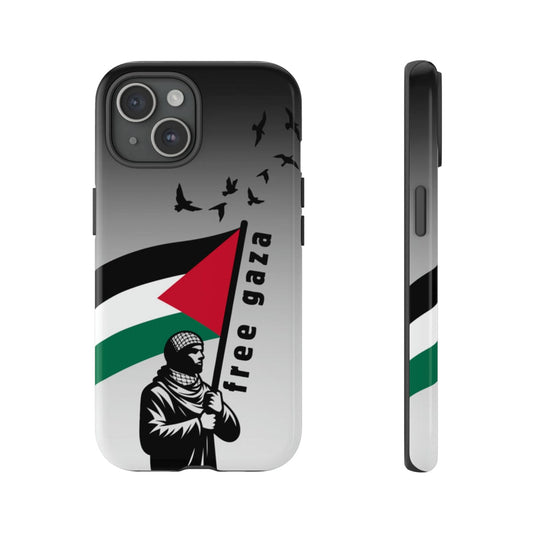 Free Gaza Phone Case - Palestine Flag Design