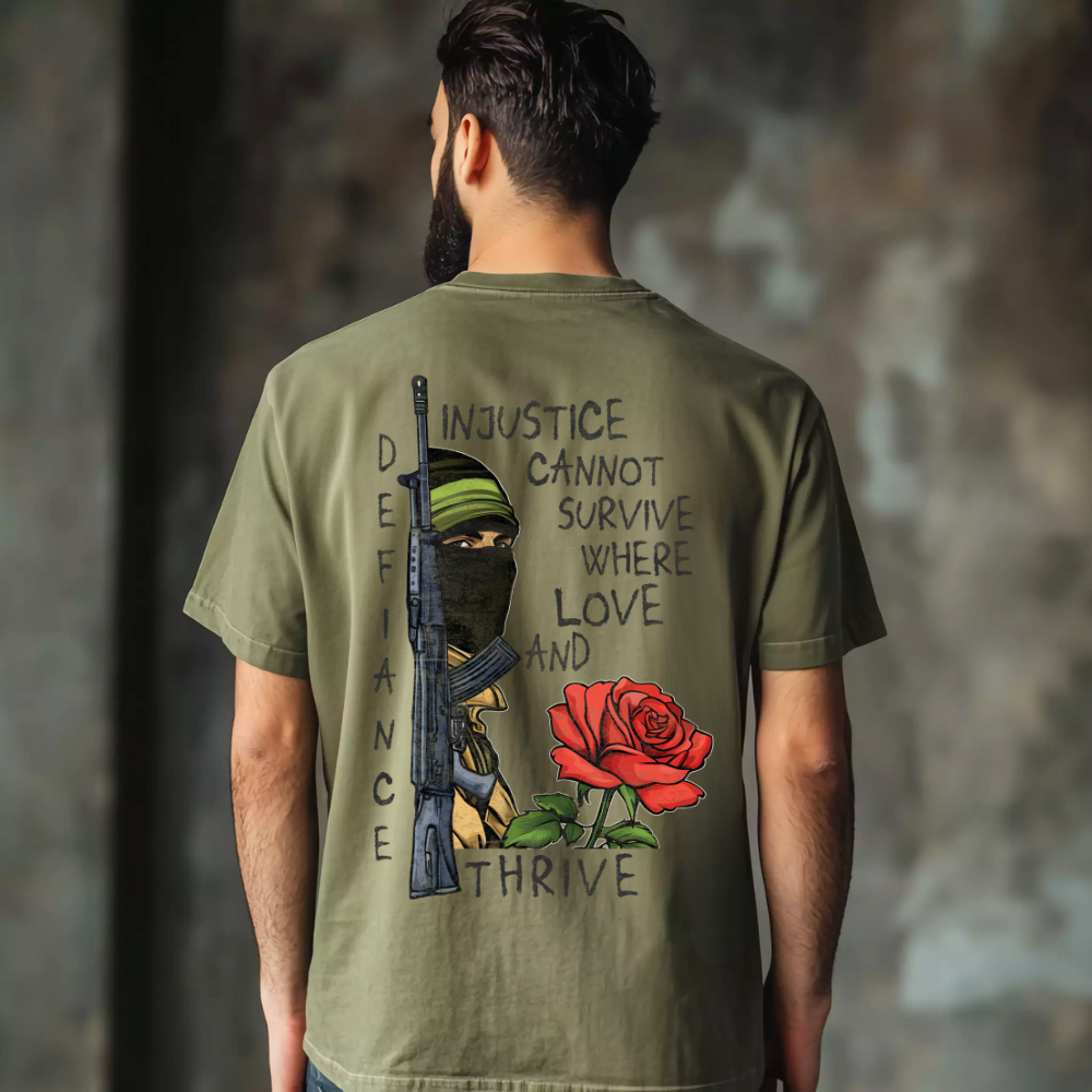 Love and Defiance Palestine Resistance Tshirt